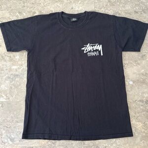 Stussy Hawaii Script Logo T-Shirt Black Size M